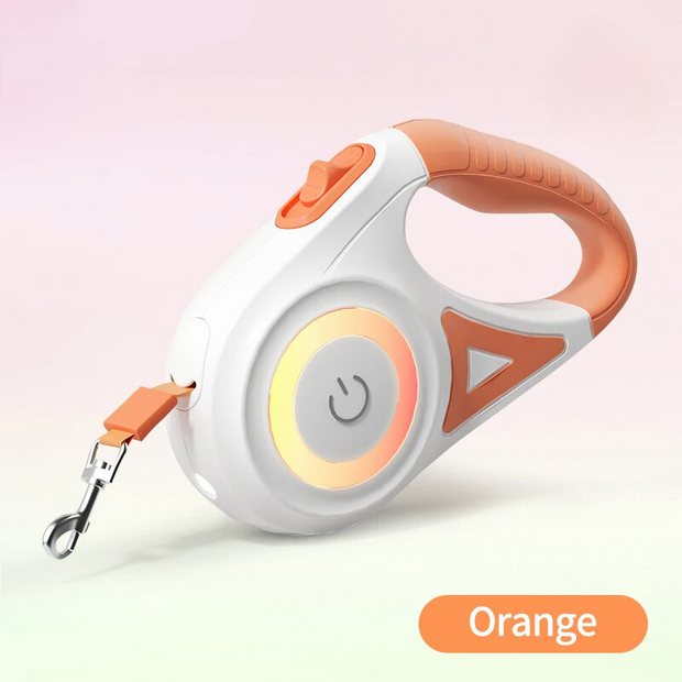 Automatic Retractable Luminous Dog Walking Rope-The Joop Basket