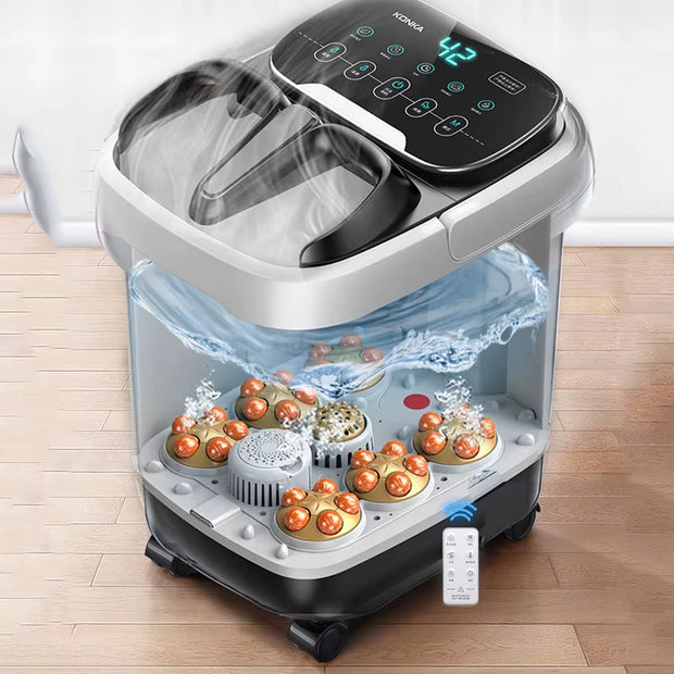 Foot Bath Automatic Feet Soaking Electric Massage Constant Temperature Foot-Spa Hot Tub Heate Adult Home Feet Care FIREAGLE-The Joop Basket