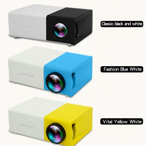 Projection Factory Cross-border Hot Mini-portable Projector Yg300 Small Yellow Machine HD Home Recommend Projector-The Joop Basket