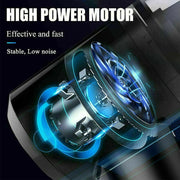 High power motor, portable car vacuum with stable, low noise performance for effective cleaning.