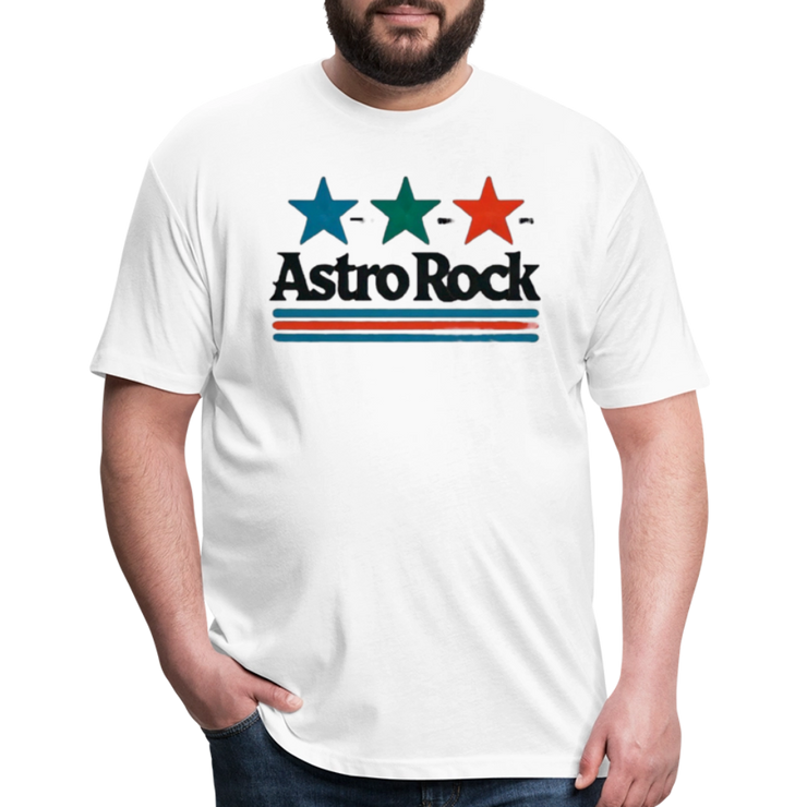 Fitted Cotton/Poly T-Shirt by Next Level - white