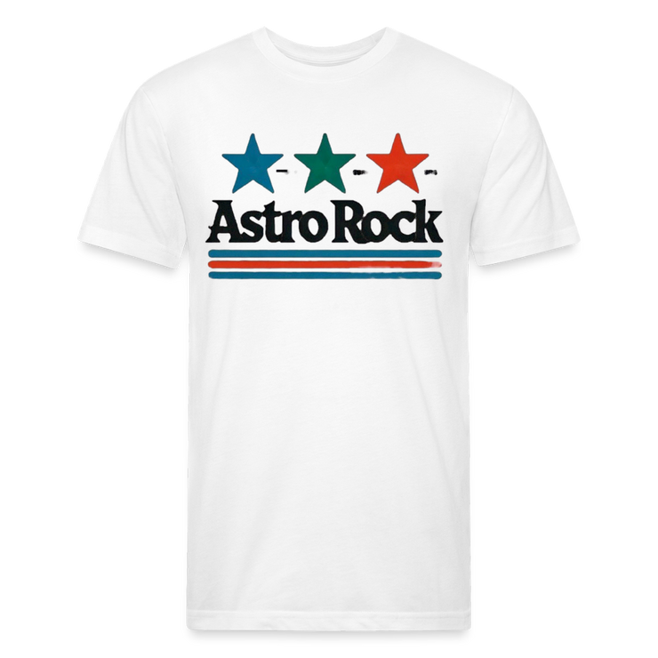 Fitted Cotton/Poly T-Shirt by Next Level - white