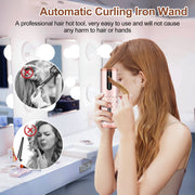 Portable Automatic Hair Curler with Smart Heatproof Design in use for effortless hair styling.