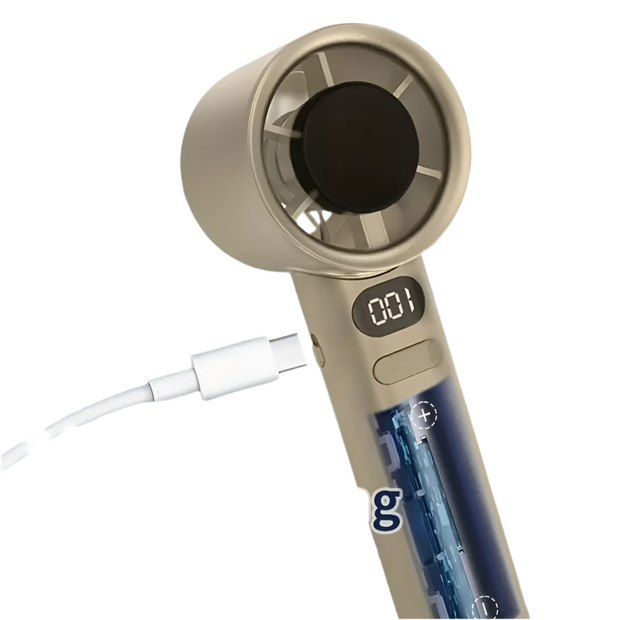 Powerful 120 Gears Goard Handheld Fan - Variable Speed, Mini, USB Charging, Student, Outdoor, Travel, Desktop-The Joop Basket