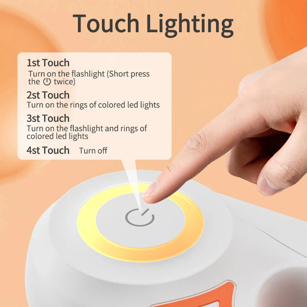 Automatic Retractable Luminous Dog Walking Rope-The Joop Basket