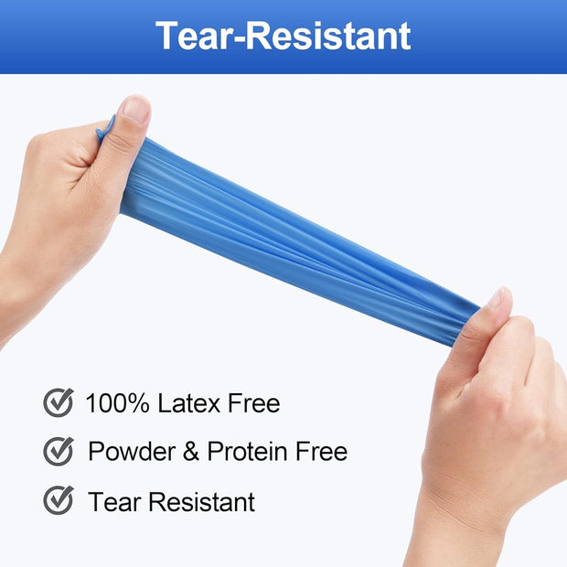 Vinyl Synthetic Exam Gloves, 4 Mil, Latex-Free Disposable Gloves for Medical, Culinary, Cleaning, and Food Preparation Use-The Joop Basket