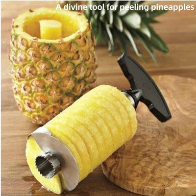 1pcs Pineapple Slicer Peeler Peeler Stainless Steel Fruit Tools Cooking Tools Kitchen Accessories Kitchen Gadgets-The Joop Basket