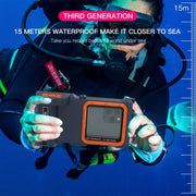 15M Bluetooth Diving Waterproof Case Housing Photo Video Taking Underwater Cover Case for iPhone Samsung Huawei Xiaomi Oneplus-The Joop Basket