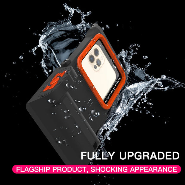 15M Bluetooth Diving Waterproof Case Housing Photo Video Taking Underwater Cover Case for iPhone Samsung Huawei Xiaomi Oneplus-The Joop Basket