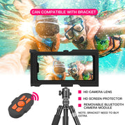 15M Bluetooth Diving Waterproof Case Housing Photo Video Taking Underwater Cover Case for iPhone Samsung Huawei Xiaomi Oneplus-The Joop Basket