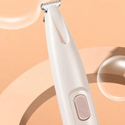 Waterproof dog paw trimmer with LED light and display.