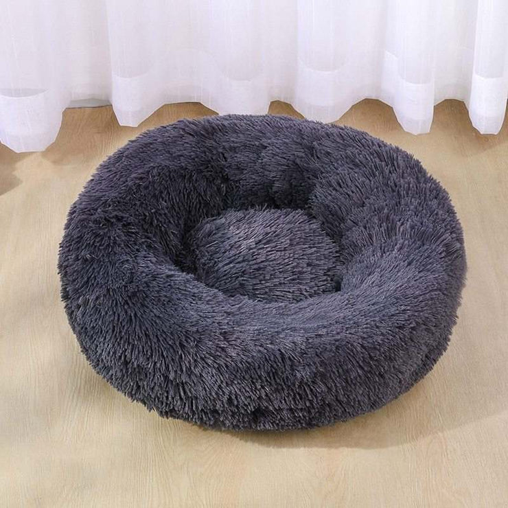 Super soft dog bed with ultra-comfy design and non-slip bottom for added support.