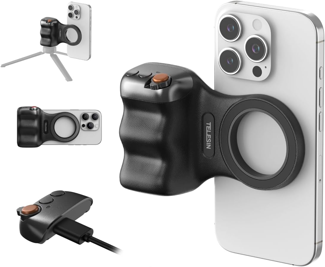 TELESIN FunShot 2 Magnetic Phone Grip & Remote Control