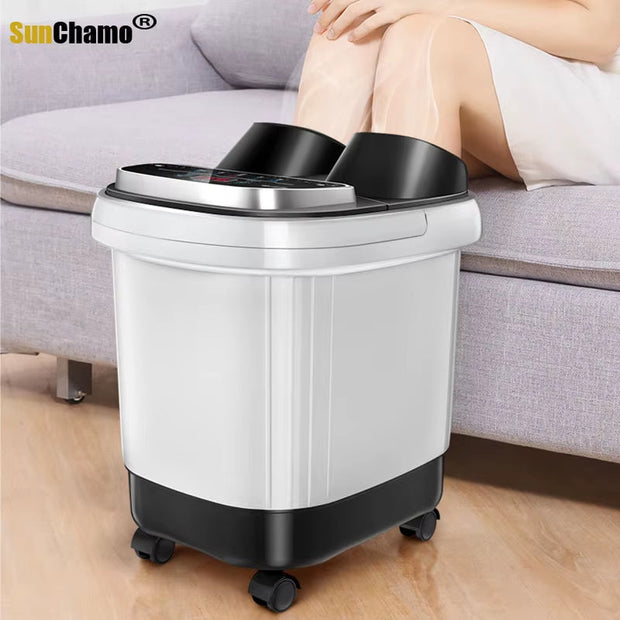 Foot Bath Automatic Feet Soaking Electric Massage Constant Temperature Foot-Spa Hot Tub Heate Adult Home Feet Care FIREAGLE-The Joop Basket