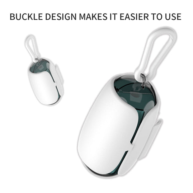 Dog Poop Bag Holder And Dispenser With Leash Attachment Pet Supplies Space Capsule Outdoor Biodegradable Dog Poop Bags Dispenser Attachable To The Leash Dog Accessories-The Joop Basket