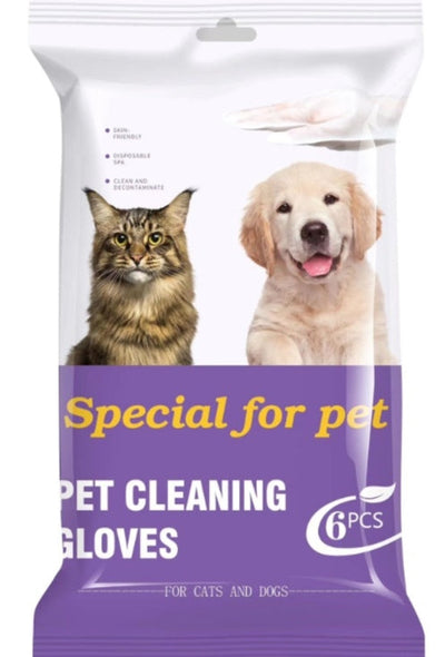 PET Cleaning Deodorizing Wipes for cats and dogs packaging with a cat and dog image.