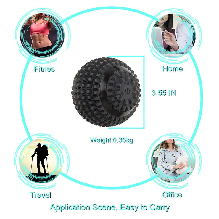 Electric Fascial Ball Vibration Massage Ball for deep muscle relaxation and recovery.