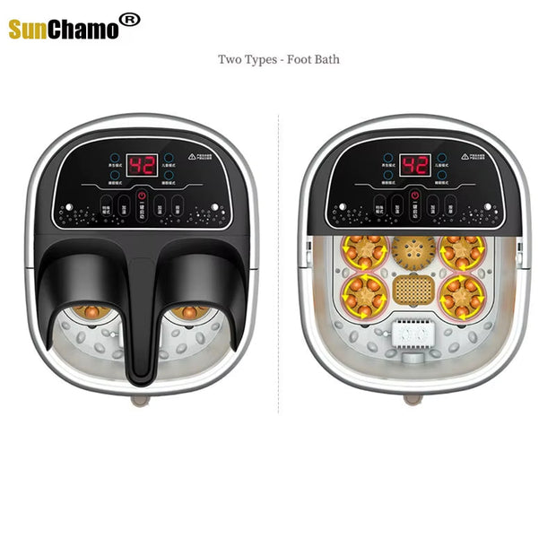 Foot Bath Automatic Feet Soaking Electric Massage Constant Temperature Foot-Spa Hot Tub Heate Adult Home Feet Care FIREAGLE-The Joop Basket