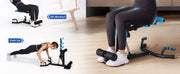 MERACH Deep Squat Machine used for ab workouts and push-ups with adjustable settings.
