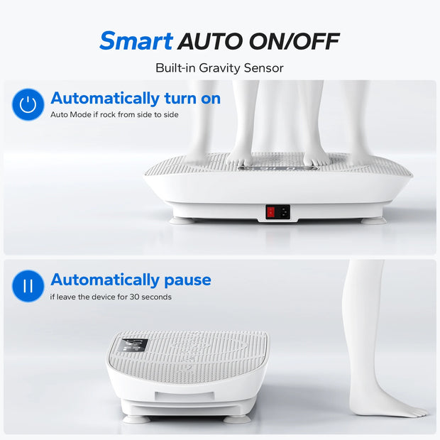 MERACH Vibration Plate Exercise Machine Whole Body Workout Power Vibrate Fitness Platform Vibration Plate Weight Loss & Shaping-The Joop Basket