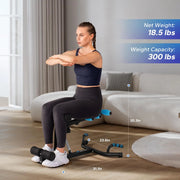 MERACH Deep Squat Machine for leg, hip, and core workouts, featuring adjustable settings and 300 lb capacity.