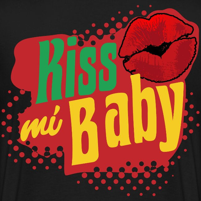 World Boss T-Shirt with "Kiss mi Baby" design and red lips graphic.
