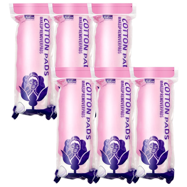 Premium Cotton Rounds - 400 Count Disposable Pads for Makeup Removal, Facial Cleansing, and Toner Application-The Joop Basket