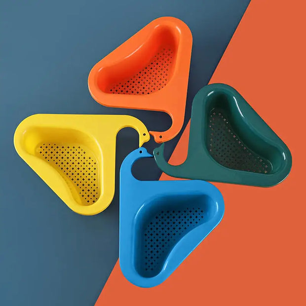 Household Sink Hanging Fruit and Vegetable Filter Water Drain Basket - Kitchen Dry and Wet Separation Swan Drain Basket-The Joop Basket