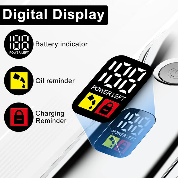 Hatteker Pro Cordless Hair Clipper Set Metal LCD Barber Trimmer-The Joop Basket