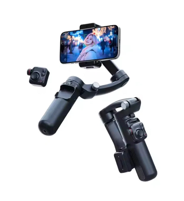 M02 Portable 3-Axis Gimbal Stabilizer Flexible AI Auto Tracker with Tripod for Vlogging for Cell Phones and Cameras-The Joop Basket