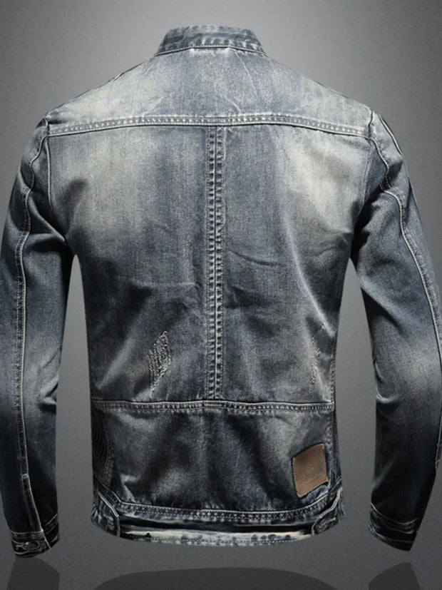 Personality Slim Fit Stand Collar Cycling Motorcycle Clothing Marvel Venom-The Joop Basket