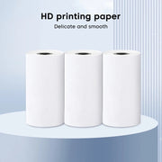 HD white thermal printing paper rolls for mini printer, offering delicate and smooth high-definition printing quality.