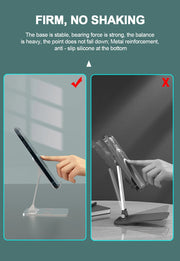 Universal All Aluminum Alloy Foldable Desk Phone Holder Mount Stand For Mobile Phone Holder For Tablet Desktop Metal Holder-The Joop Basket