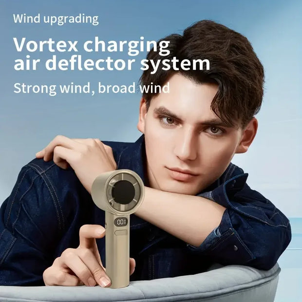 Powerful 120 Gears Goard Handheld Fan - Variable Speed, Mini, USB Charging, Student, Outdoor, Travel, Desktop-The Joop Basket