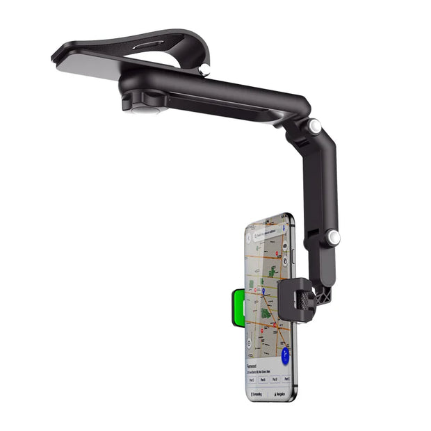 Sun Visor Phone Holder for Car Multifunctional 360° Rotating Sun Visor Cell Phone Holder with IPhone/Samsung/Android-The Joop Basket