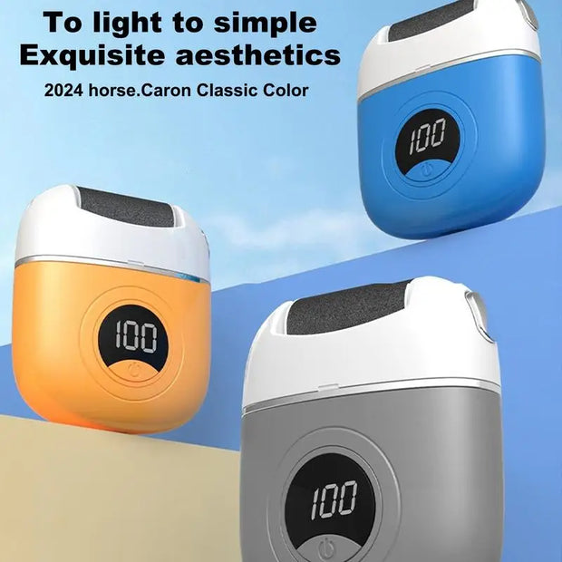 Electric Foot Rasp Digital Display Foot Files Callus Remover Foot Care Tool with Three Adjustment Grinding Head for Toes Heels-The Joop Basket