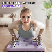 Ab Board Exercise Fitness Equipment Multi-Functional Pilates Reformer Foldable for Full-Body Core Strength Training Workout