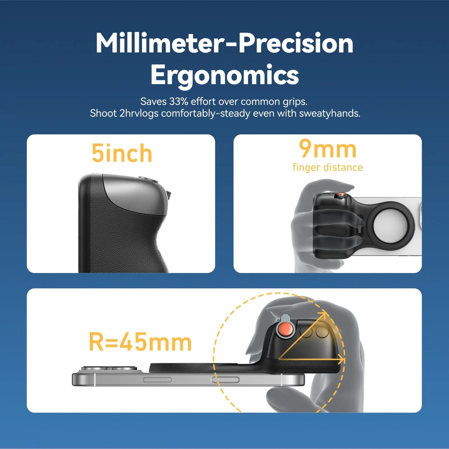 TELESIN FunShot 2 Magnetic Phone Grip & Remote Control-The Joop Basket