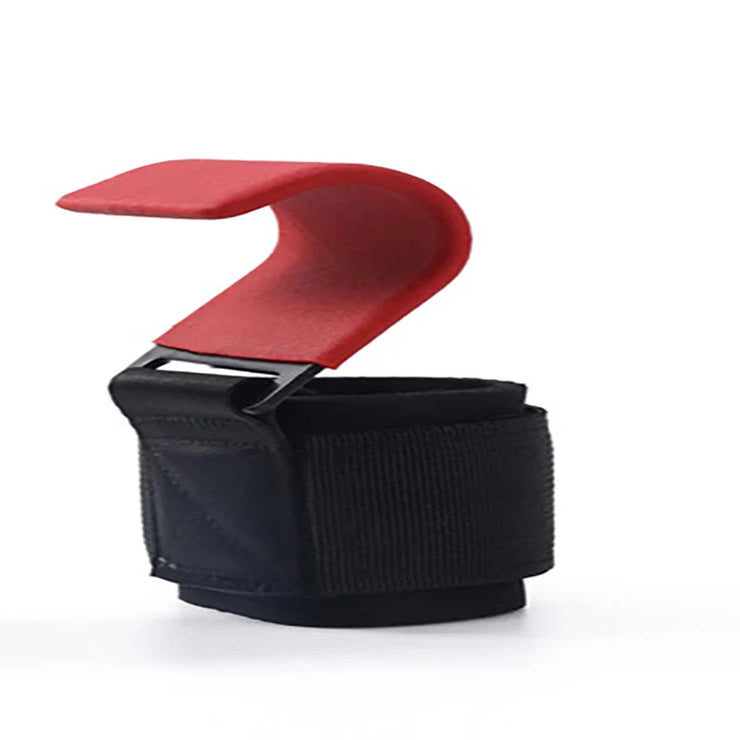 Fitness squat weightlifting power hook for strength training.