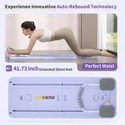 Ab Board Exercise Fitness Equipment Multi-Functional Pilates Reformer Foldable for Full-Body Core Strength Training Workout