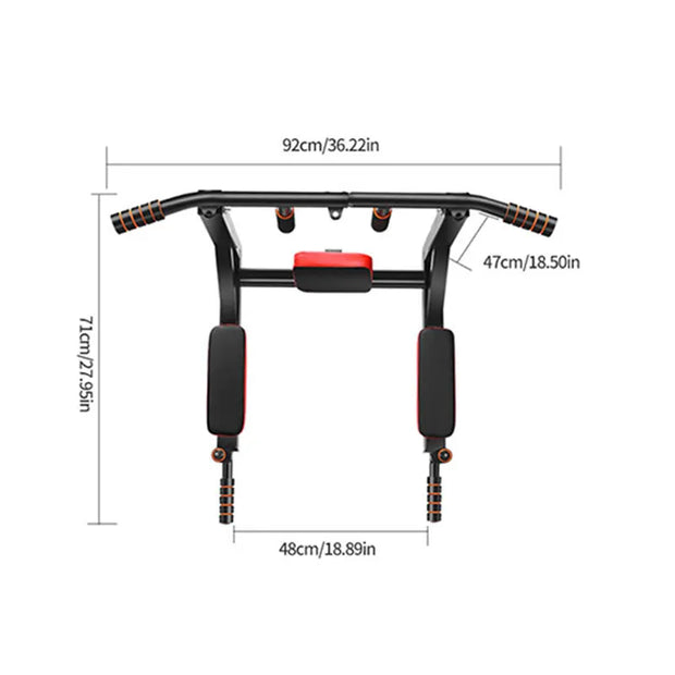 Multifunctional wall-mounted pull-up bar, the upward pull-up bar is used for indoor home gym workouts, pull-up fitness support.-The Joop Basket