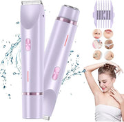 2-in-1 dual head women's electric shaver, women's electric hair clipper, women's electric trimmer, ideal New Year gift