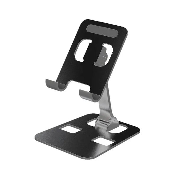 Universal All Aluminum Alloy Foldable Desk Phone Holder Mount Stand For Mobile Phone Holder For Tablet Desktop Metal Holder-The Joop Basket