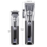 Hatteker Oilhead Electric Hair Clippers for Man Sculpting Parent-Child Set Multifunction Barber 2-Piece Grooming Kit