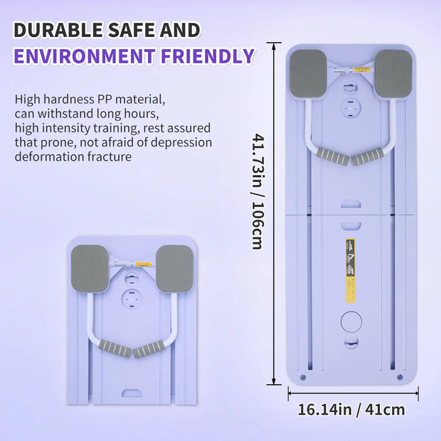 Ab Board Exercise Fitness Equipment Multi-Functional Pilates Reformer Foldable for Full-Body Core Strength Training Workout-The Joop Basket