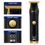 HIENA Trimmer Rechargeable Electric Hair Clippers Set LCD Shaver Dry And Wet Shaving Machine For Men Haircut Set Cordless Kit
