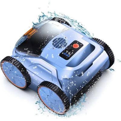 (2025 New) Robotic Pool Vacuum, Robotic Pool Cleaner for Inground Pools, Smart Navigation, Floor/Wall/Waterline Cleaning