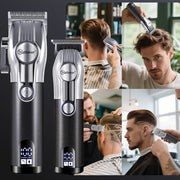 Hatteker Oilhead Electric Hair Clippers for Man Sculpting Parent-Child Set Multifunction Barber 2-Piece Grooming Kit