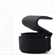 Fitness squat weightlifting wrist hook for strength training and exercise.