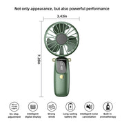 2025New Arrivals USB rechargeable portable Hand Fan Installed By Table with phone holder handheld Mini fan neck fan